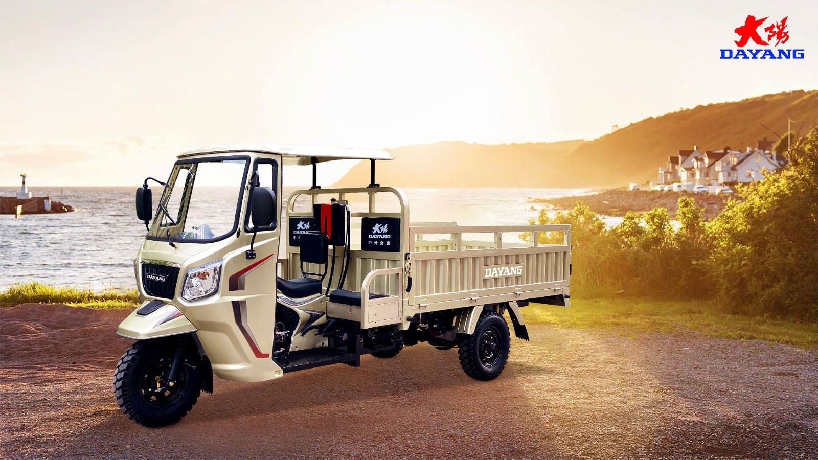 Three Wheel Motorized Cargo Tricycle High quality
